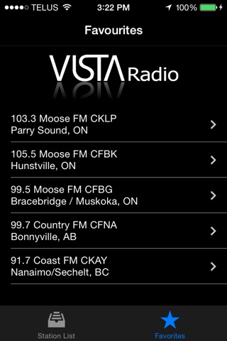 Vista Radio screenshot 3