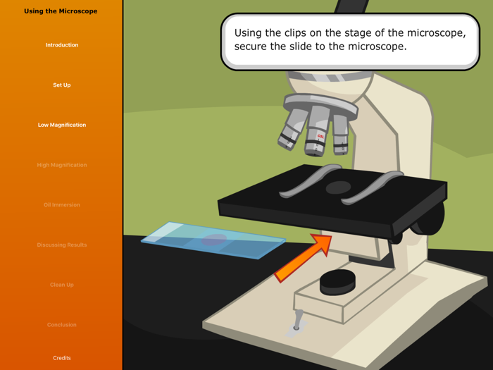 Virtual Labs Using a Microscope