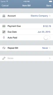 billtracker for iphone problems & solutions and troubleshooting guide - 3