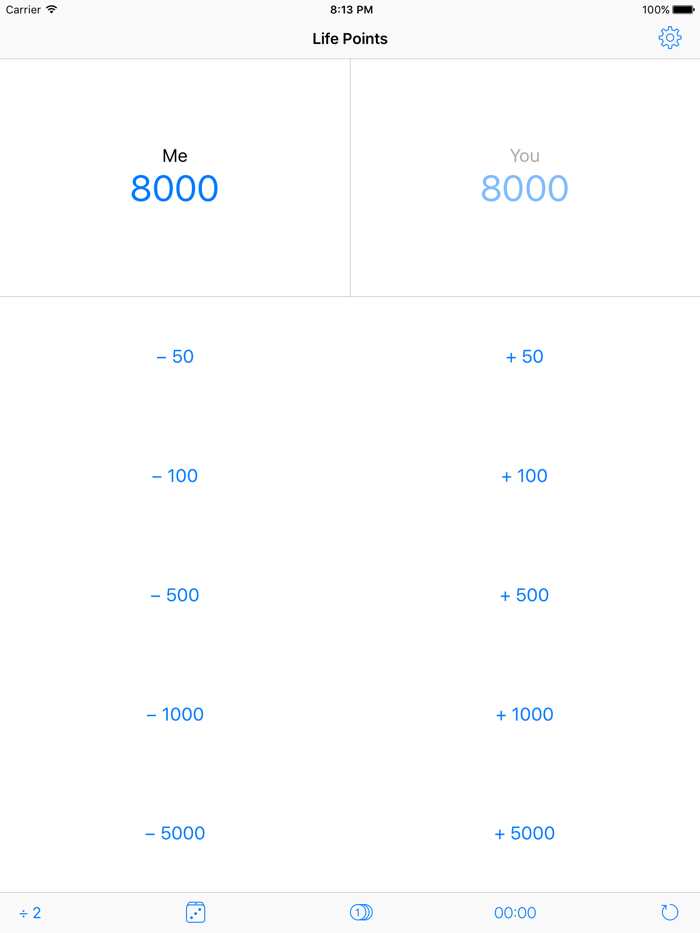 YugiCalc Life Point Calculator