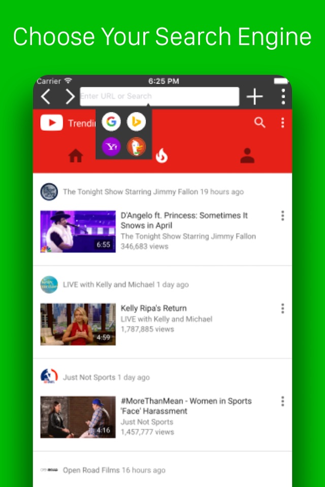 iPhone screenshot