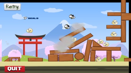 Screenshot of Penguin Toss