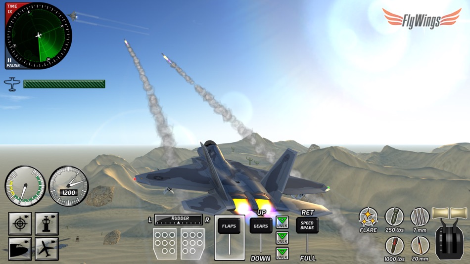 #2. Combat Flight Simulator 2016 Free (iOS) 由: Thetis Consulting