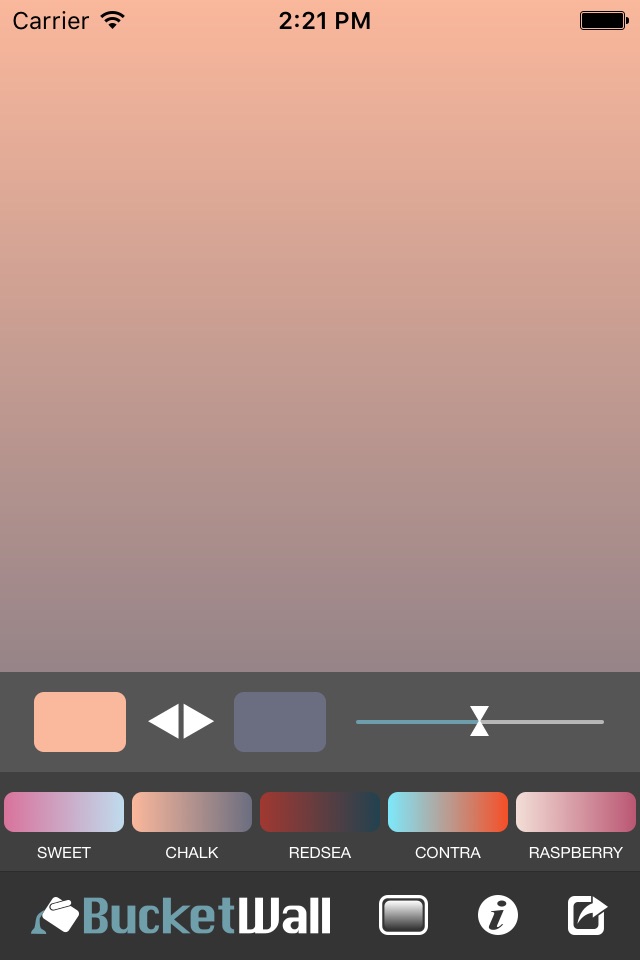 BucketWall - Solid Color or Gradient Color Wallpapers screenshot 3