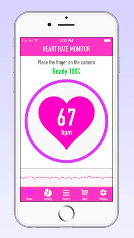 Game screenshot Simple Heart Rate Monitor - Heartbeat Detector with Finger Sensor to Detect Pulse mod apk