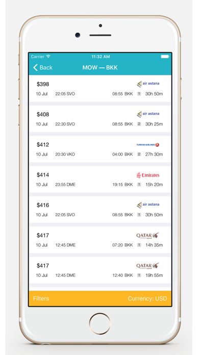 Aviaseller - Cheap Flights, Airfares and Airline Tickets iPhone screenshot 4 - Travel app
