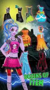 Monster Girl Dress up Party Makeover Salon Makeup screenshot #1 for iPhone