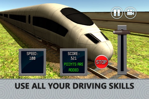 Euro Bullet Train Driving Simulator 3D Full screenshot 2