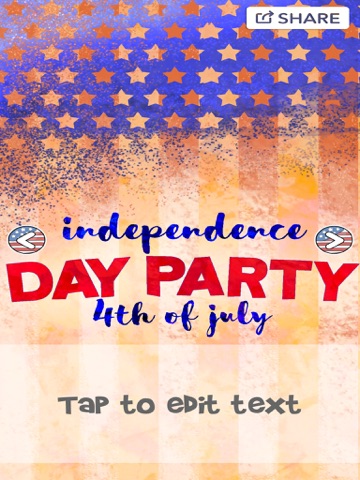 4th of July Greeting Cards - Create and Write Happy Independence Day eCard.s iPad screenshot