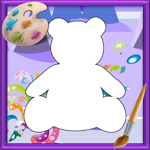 Coloring Book Free Teddy Bear Games Edition icon