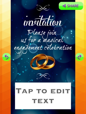 Invitation Card Designer – Beautiful eCards Collection for Birthday, Party and Wedding.s iPad screenshot 3 - Photo & Video app