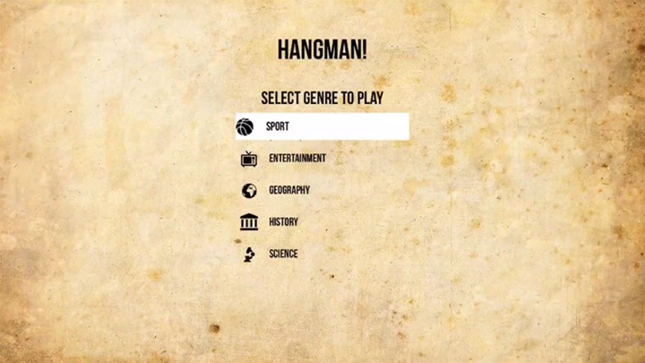 Screenshot #1 pour Hangman Word Game!