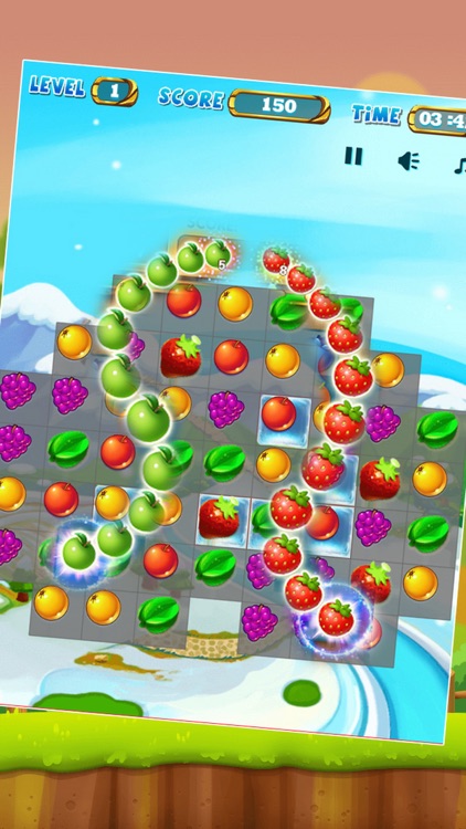Crazy Fruit Free Edition - Puzzle Fruit match 3
