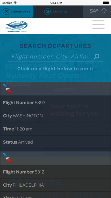 Screenshot #1 pour DAY Flights Tracker