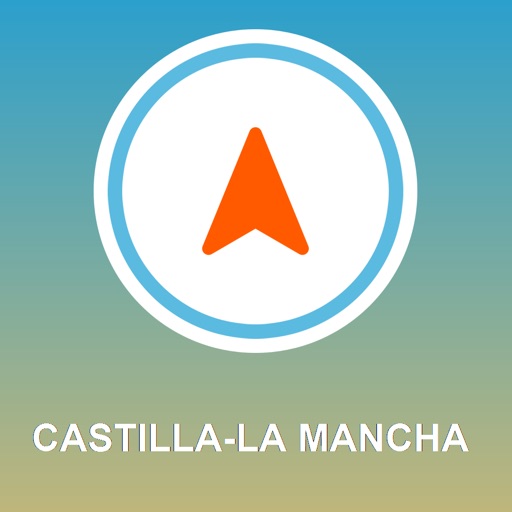 Castilla-La Mancha, Spain GPS - Offline Car Navigation icon