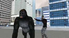 real gorilla vs zombies - city iphone screenshot 1