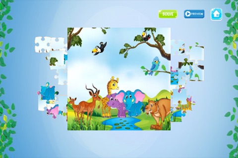 Animals Jigsaw Puzzles - Amazing Preschool Learning Games - Educational  for Kids and Toddler Free screenshot 4