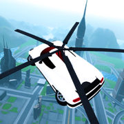 飞行汽车未来派救援直升机飞行模拟器 - 至尊肌肉车3D