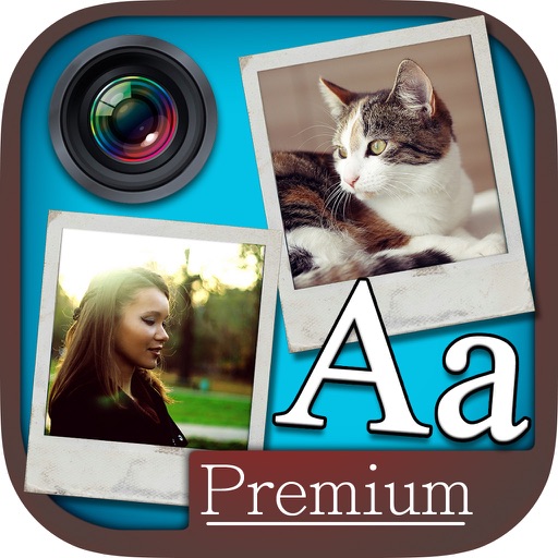 Write in photos - edit images with text - Premium icon