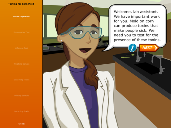Screenshot #4 pour Virtual Labs: Testing for Corn Mold Mycotoxins