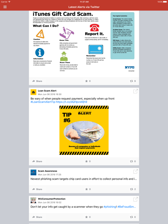 Screenshot #5 pour Scam Alert News & Notifications