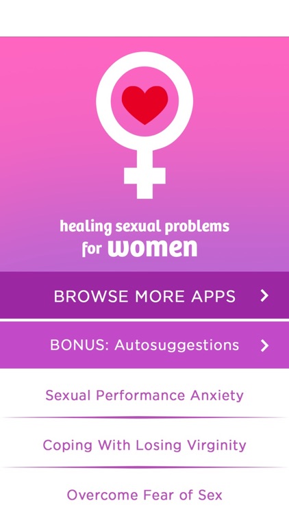 Heal Sexual Problems For Women Pro Hypnosis