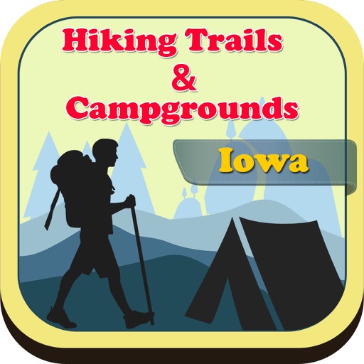 Iowa - Campgrounds & Hiking Trails icon