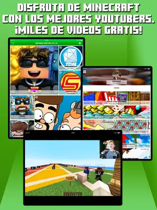 Captura de Pantalla 1 Youtubers Twitchers Minecraft Edition iphone