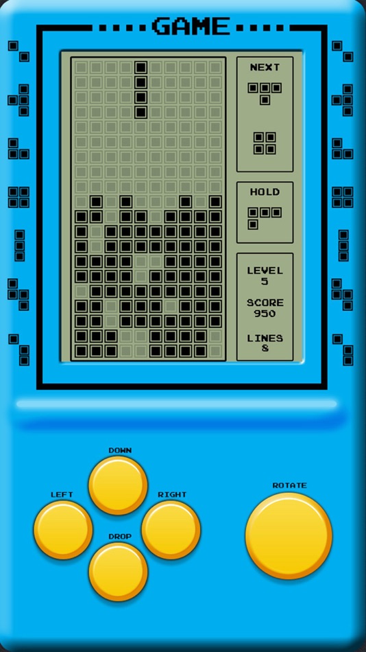 #5. Classic Brick Game - Retro Block Style (iOS) By: GameZen, Inc.