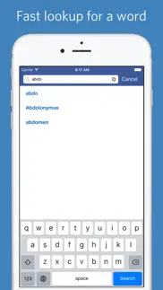 latin dictionary - lewis and short iphone screenshot 3