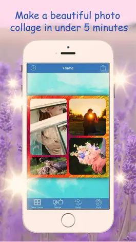 Game screenshot InstaPhoto Frames Maker - Summer photo joiner, pictures collage editor free mod apk