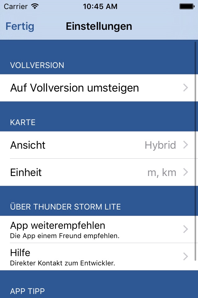 Thunder Storm Lite - Distance from Lightning screenshot 3