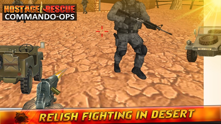 Hostage Rescue Commando Ops : Shootout kidnappers to free the hostages held screenshot-4