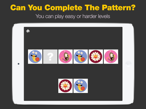 Patterns - Includes 3 Pattern Games in 1 App iPad screenshot 4 - Education app