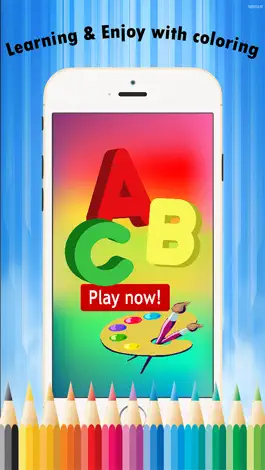 Game screenshot Alphabet A to Z Coloring Book for children age 1-6 hack