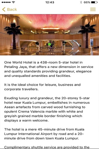 One World Hotel screenshot 2
