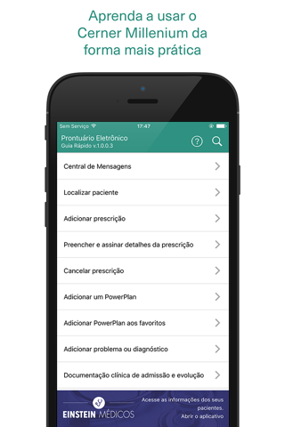 Einstein Guia PEP Médicos screenshot 2