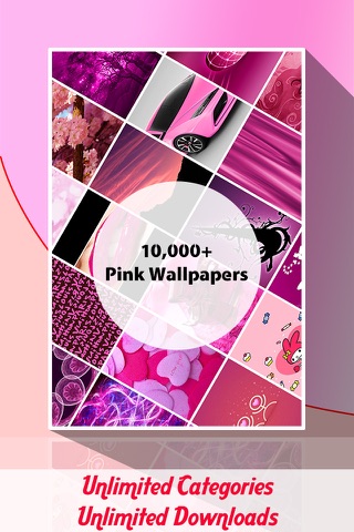 Pink Live Wallpapers,Retina Lock Screen Themes & Girly Backgrounds HD screenshot 3