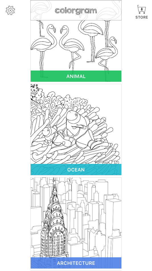 #4. Coloring book : Colorgram (iOS) By: SUNWOONG JANG