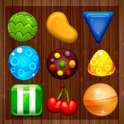 Delicious Candies Shop HD-Best match 3 game for everyday fun icon