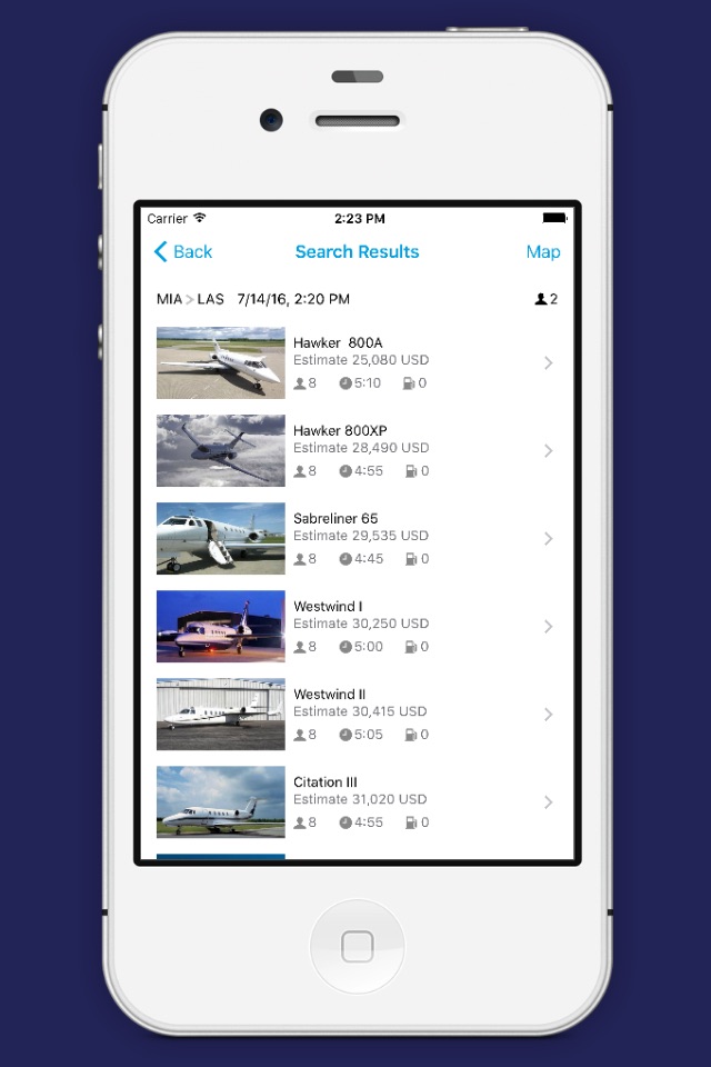 Air Charter Service  - Private Jet Prices screenshot 3