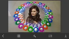 Game screenshot Rangoli Photo Frames - Instant Frame Maker & Photo Editor apk