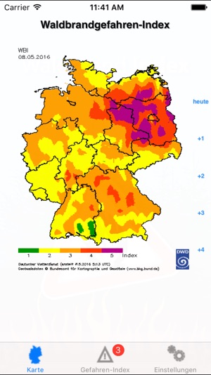Waldbrand Index(圖2)-速報App