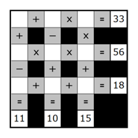 Math Grids - Japanese Puzzle Sudoku like game