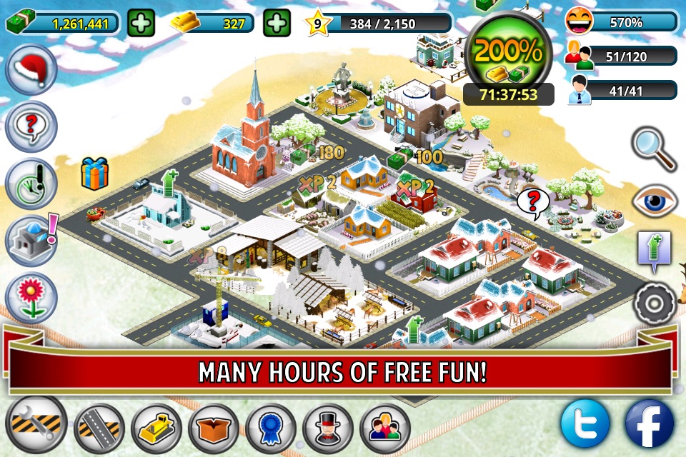 City Island: Winter Edition - Builder Tycoon - Citybuilding Sim Game, from Village to Megapolis Paradise - Free Edition screenshot 3