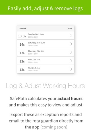 SafeRota - Improving Patient Safety with Intelligent Hours Monitoring and GPS Technology screenshot 3