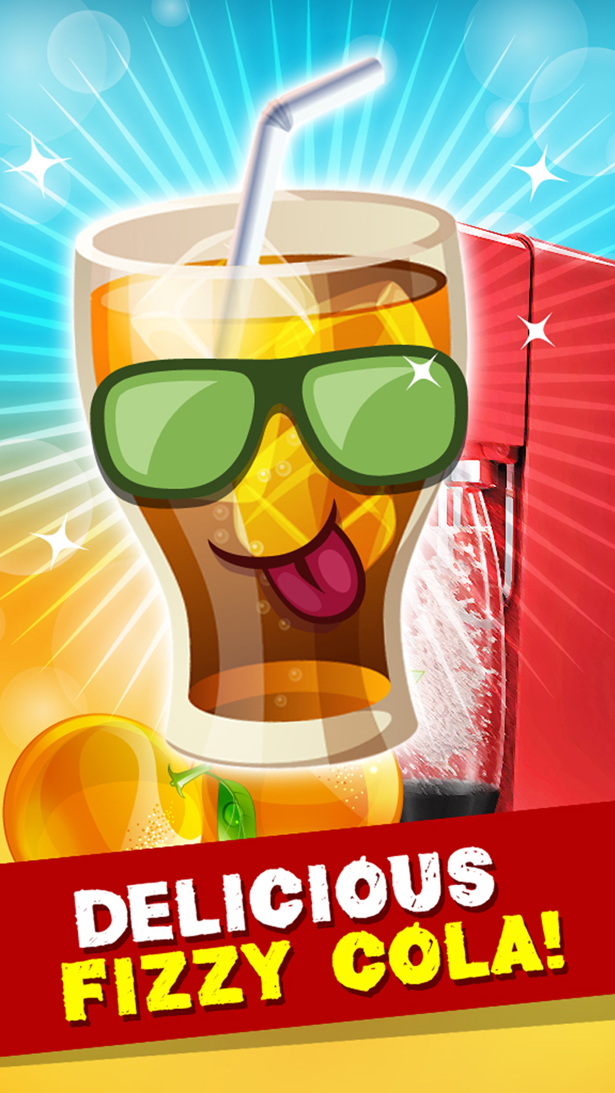 Soda Cola Salon - Frozen Drink Maker Game for Kids screenshot 3