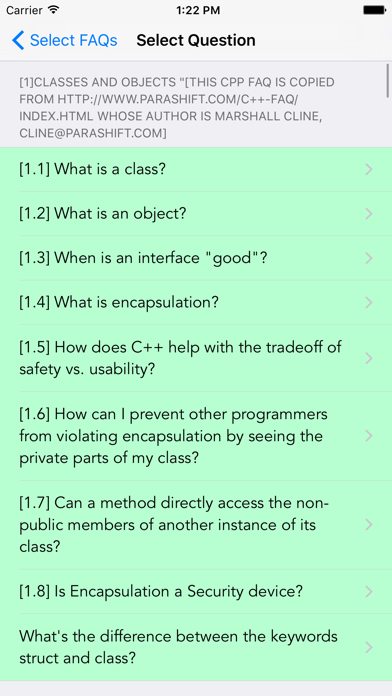 Screenshot #2 pour CS Interview FAQs