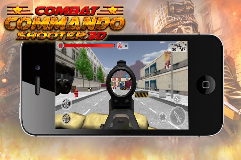 Combat Commando 3D - Fight Dangerous Rogue Enemy screenshot 3