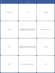 academic word list - quiz, flashcard and game ipad resimleri 4
